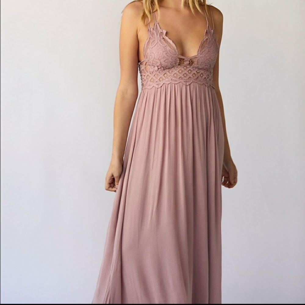 Free People - Adella Maxi Dress - Rose